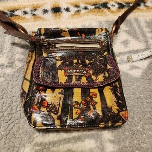 Sakroots crossbody bag floral  botanical vinyl / canvas